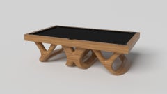 Elevate Customs Draco Pool Table / Solid Teak Wood in 8.5' - Made in USA