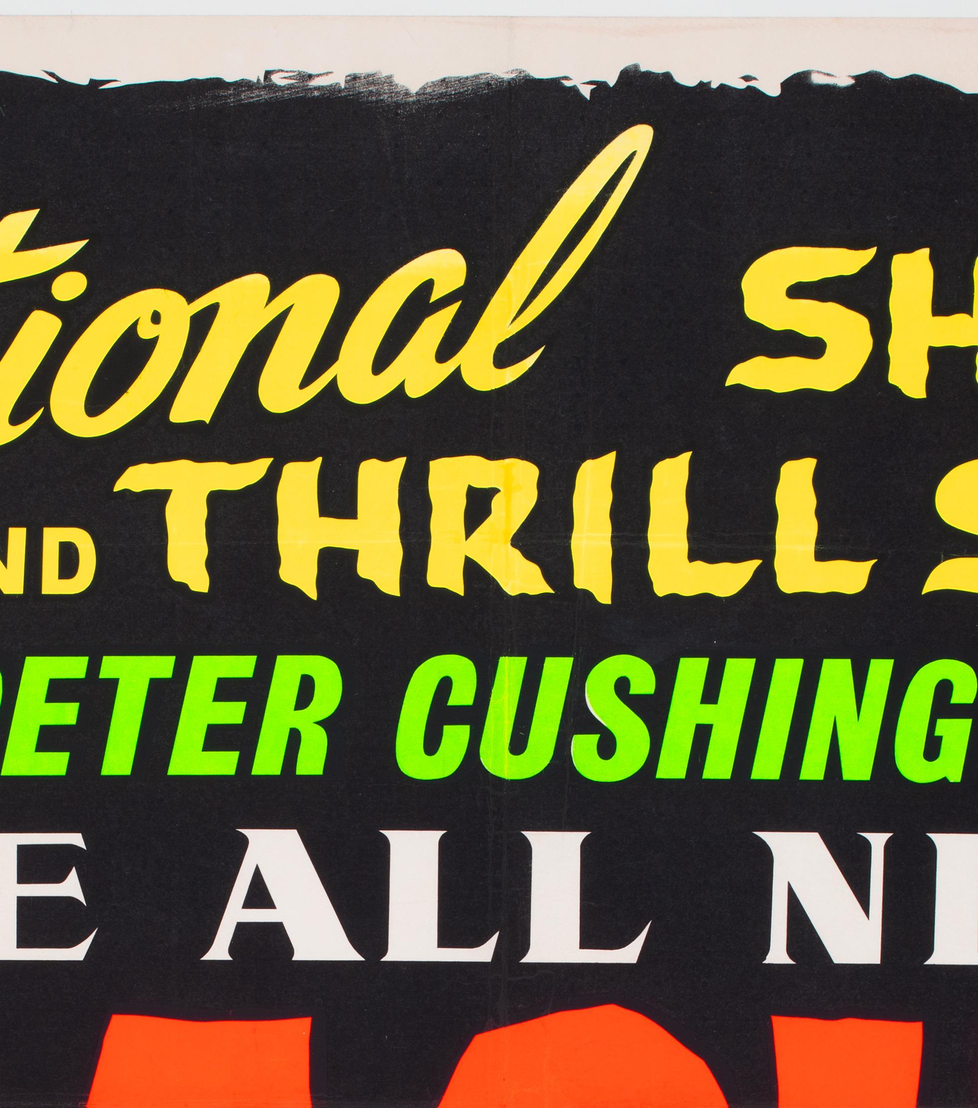 Dracula 1958 UK Quad Film Poster In Good Condition For Sale In Bath, Somerset