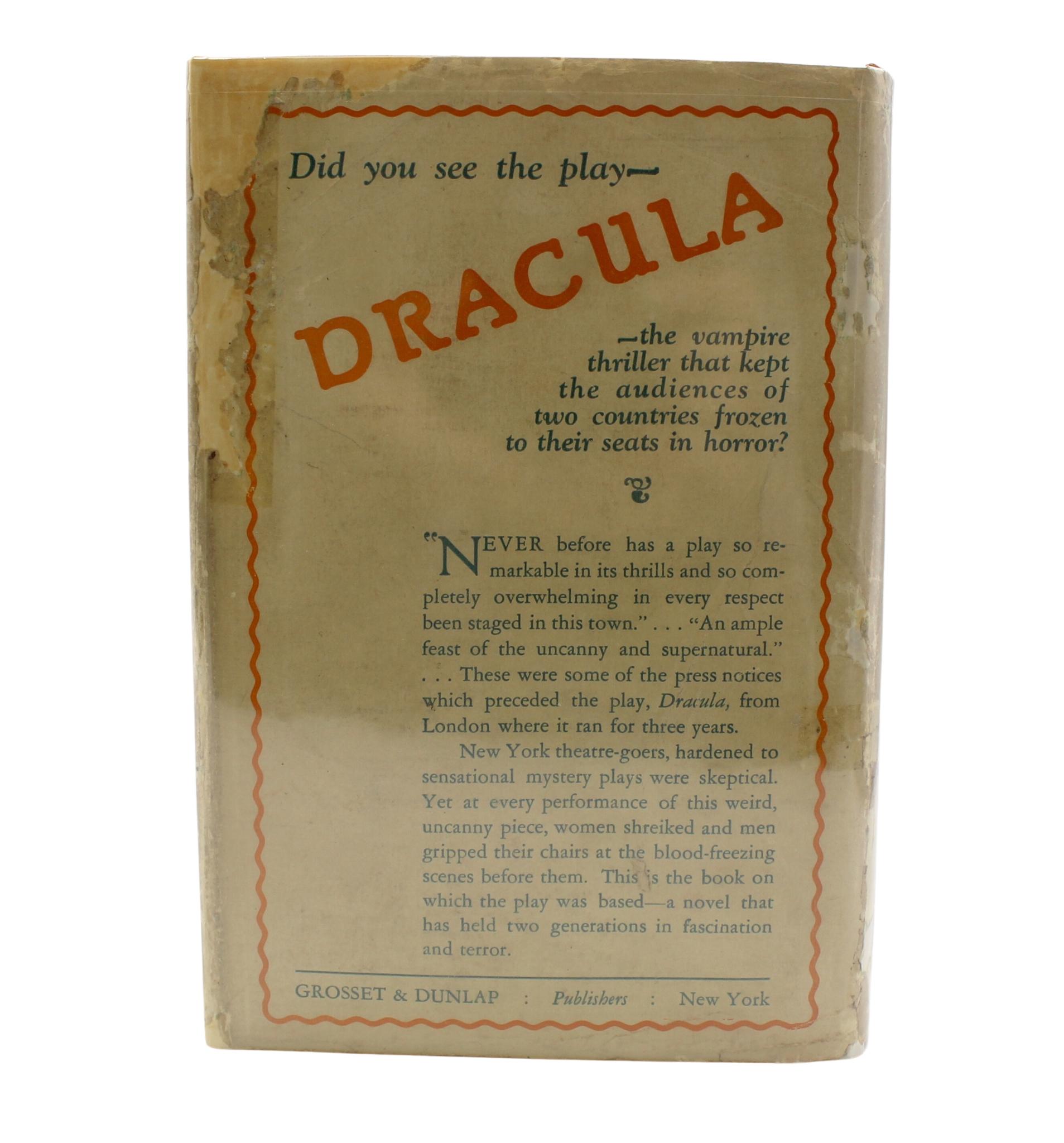 American Dracula by Bram Stoker, First Grosset & Dunlap Edition, 1927 For Sale