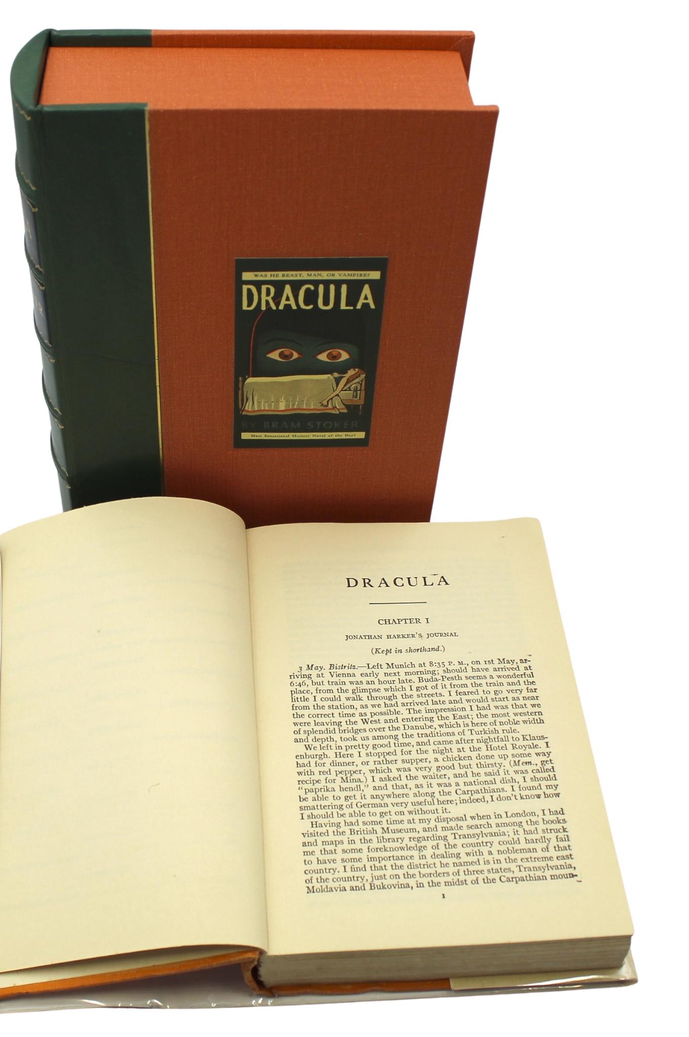 Leather Dracula by Bram Stoker, First Grosset & Dunlap Edition, 1927 For Sale