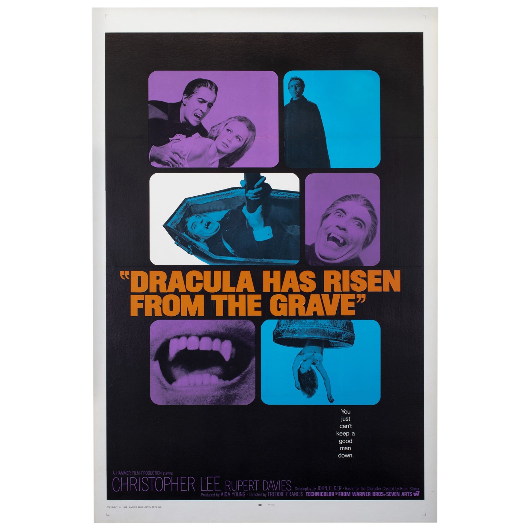 Dracula ist aus dem Grab auferstanden 1969 US International 1 Blatt Filmplakat im Angebot
