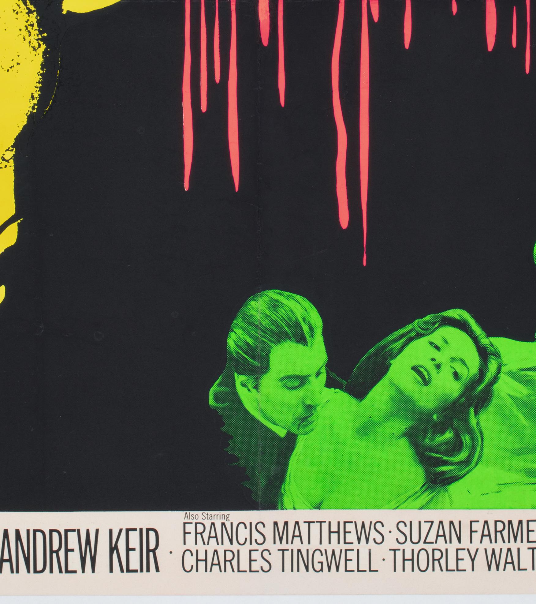 DRACULA PRINCE OF DARKNESS 1966 UK Quad-Filmplakat, Chantrell (20. Jahrhundert) im Angebot