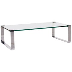 Draenert Glass Coffee Table Metal Table