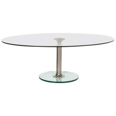 Draenert Glass Coffee Table Silver