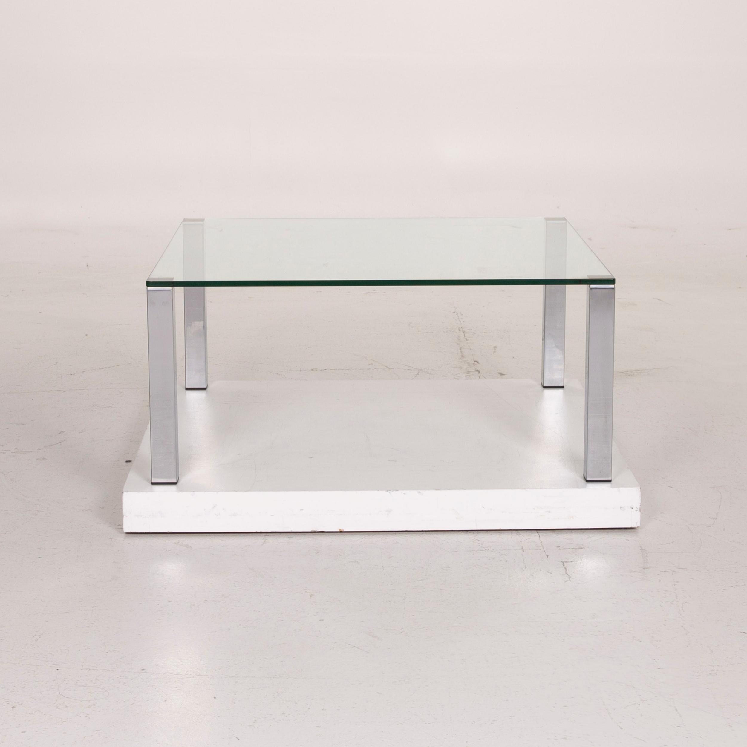 Draenert Glass Table Silver Coffee Table 4