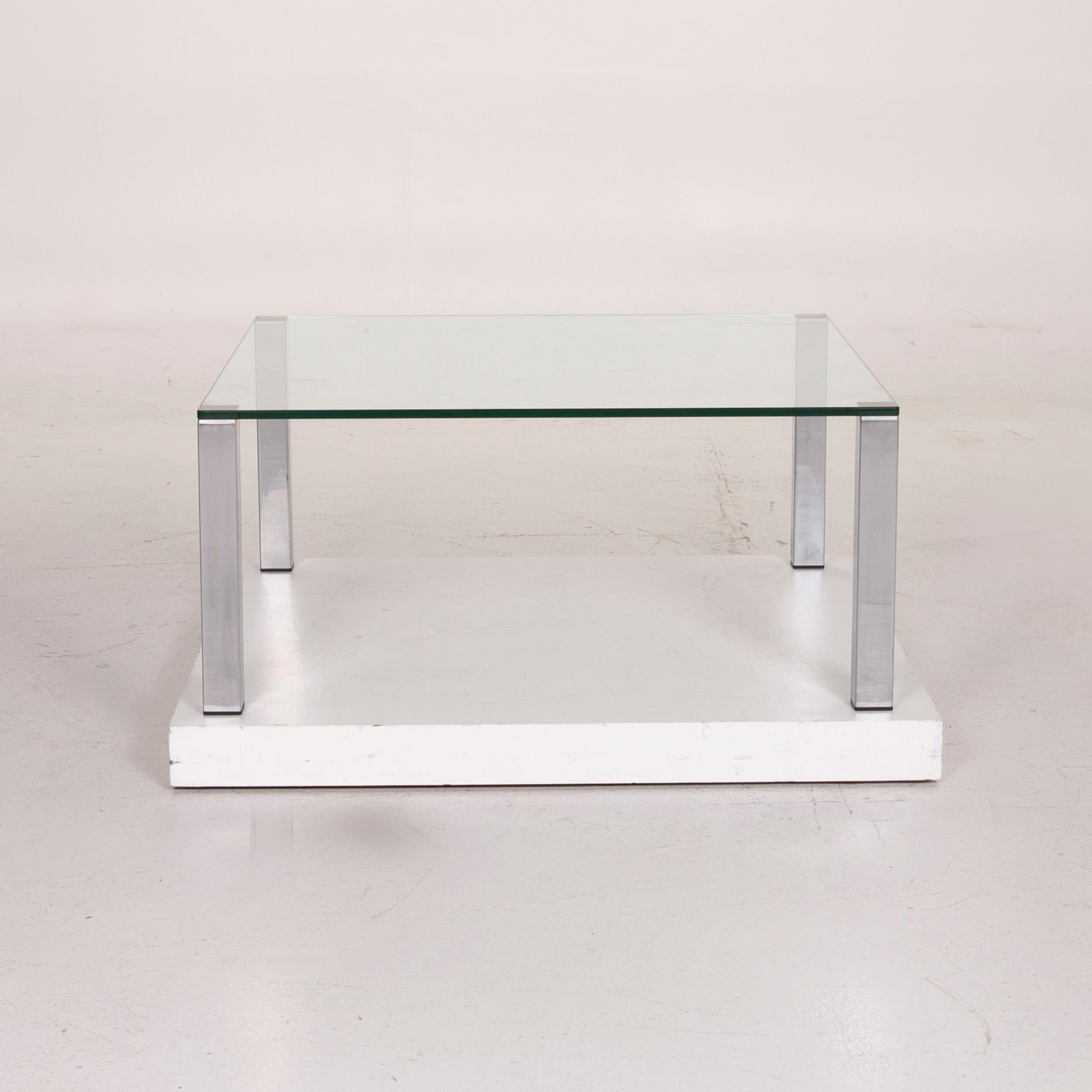Draenert Glass Table Silver Coffee Table 3