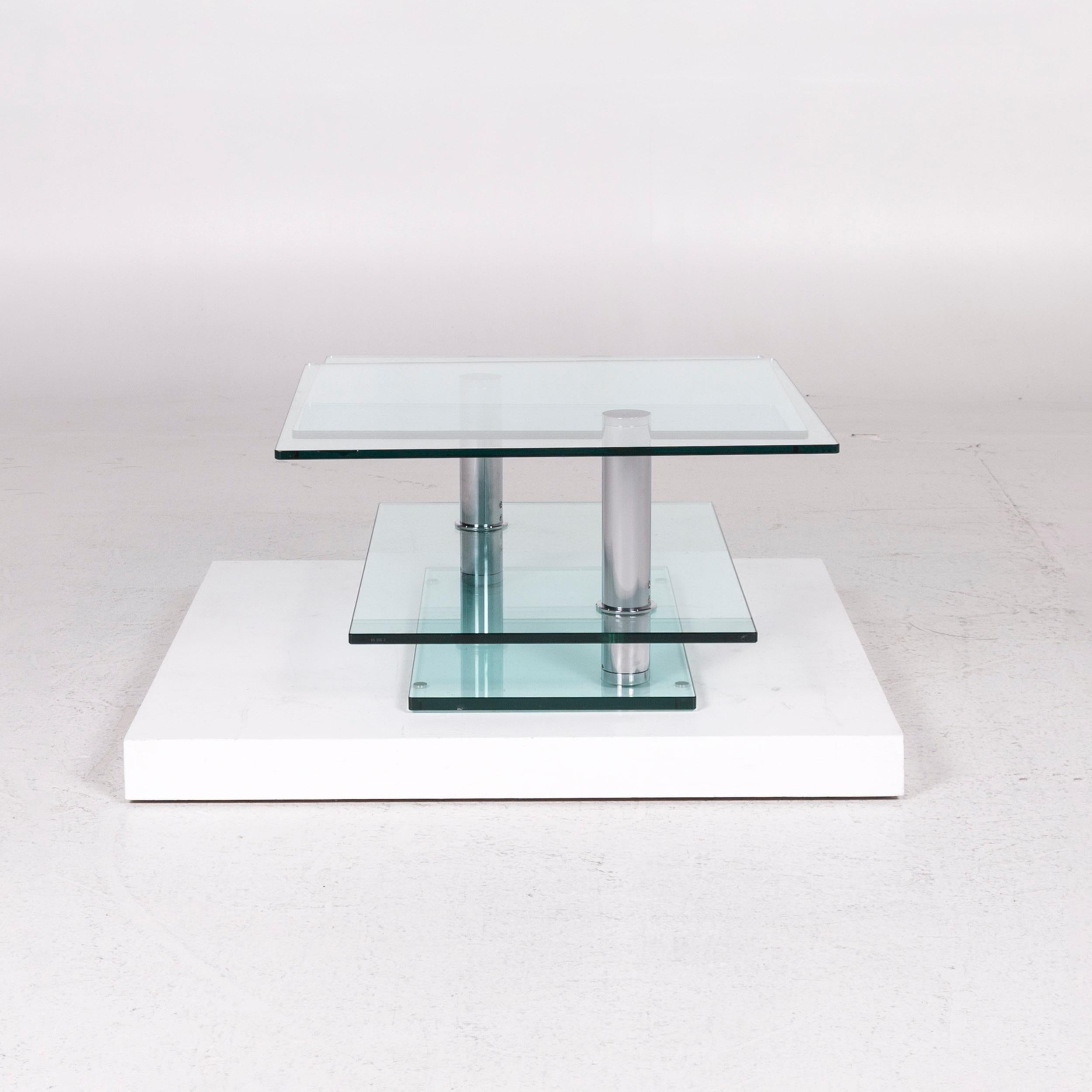 Draenert Imperial Glass Coffee Table Function Movable Table 4