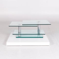 Draenert Imperial Glass Coffee Table Function Movable Table