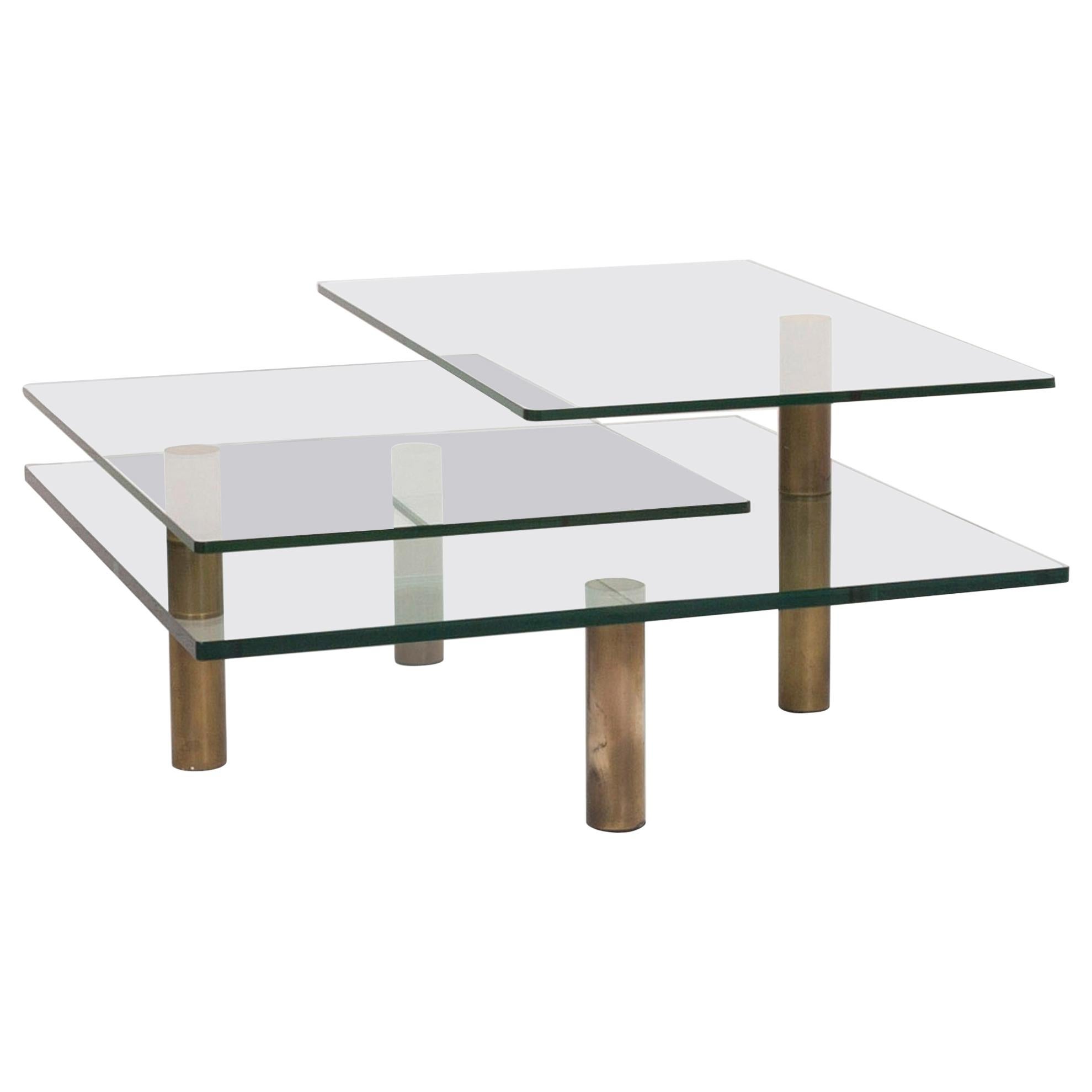 Draenert Imperial Glass Coffee Table Incl. Function For Sale