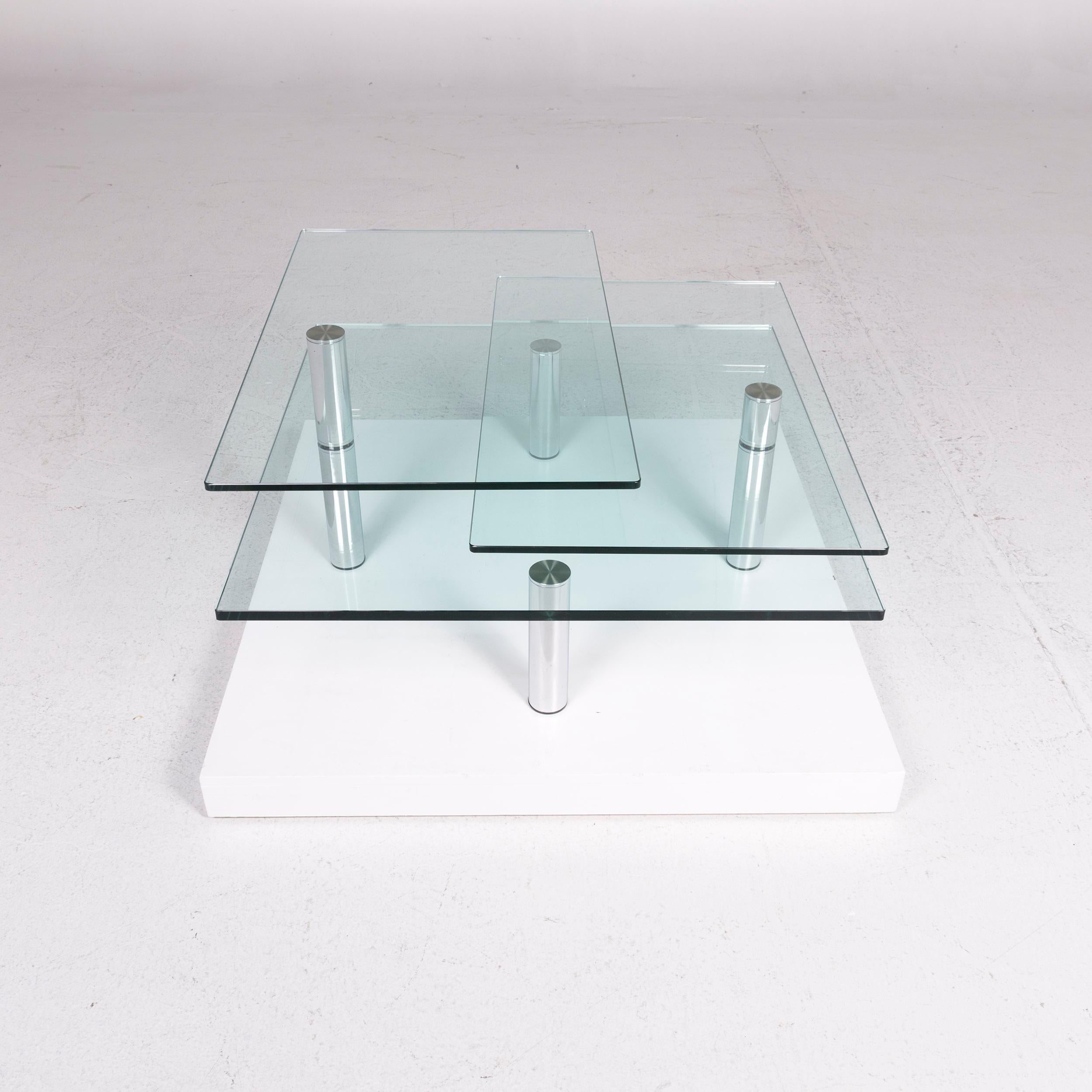 Contemporary Draenert Imperial Glass Coffee Table