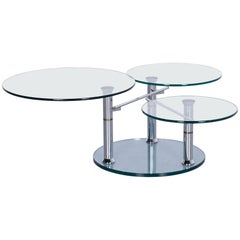 Draenert Intermezzo 1332 Designer Coffee Table Glass Series, Metamorphosen