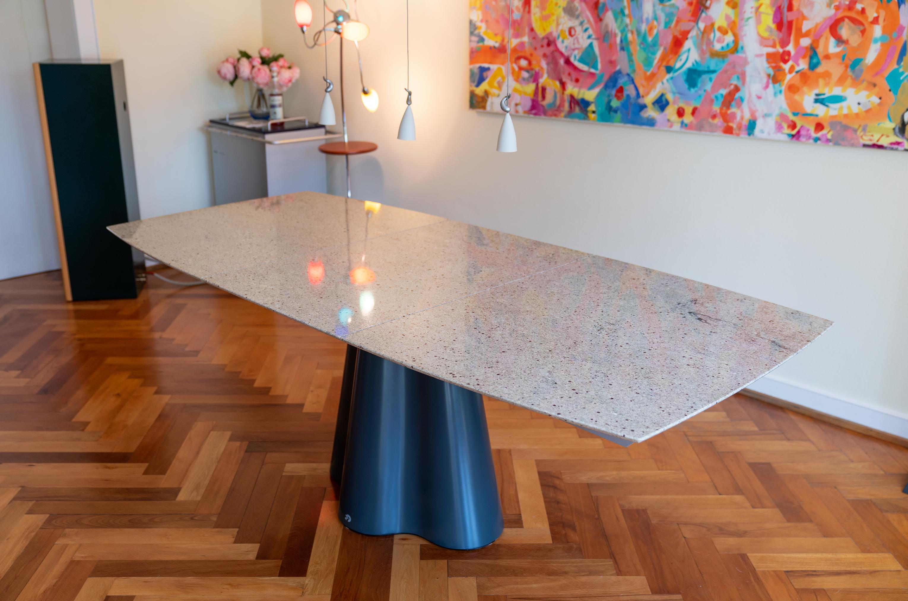 Draenert, Granite Dining or Conference Pedestal Table, Adler, Peter Draenert 14