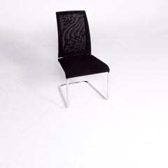 Draenert Santana Designer Fabric Armchair Set Black Chair