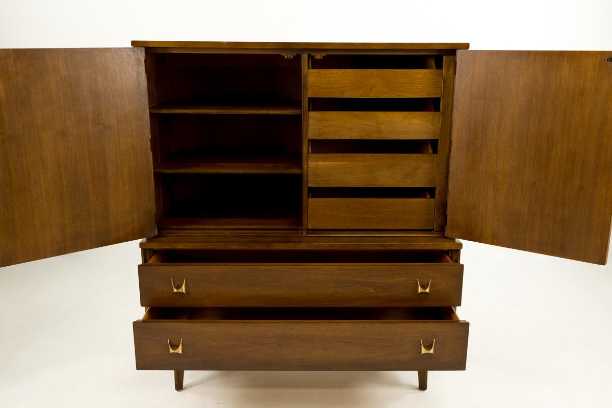 Broyhill Brasilia MCM Highboy Dresser 2