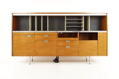 George Nelson for Herman Miller Mid Century Large Walnut Office Credenza