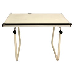 Retro Drafting Board Drawing Adjustable Table & Straight Edge by Lolly Neolt, Italian