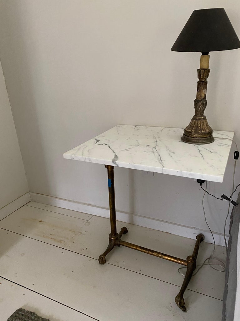 Drafting Table Base with Marble Top For Sale 3