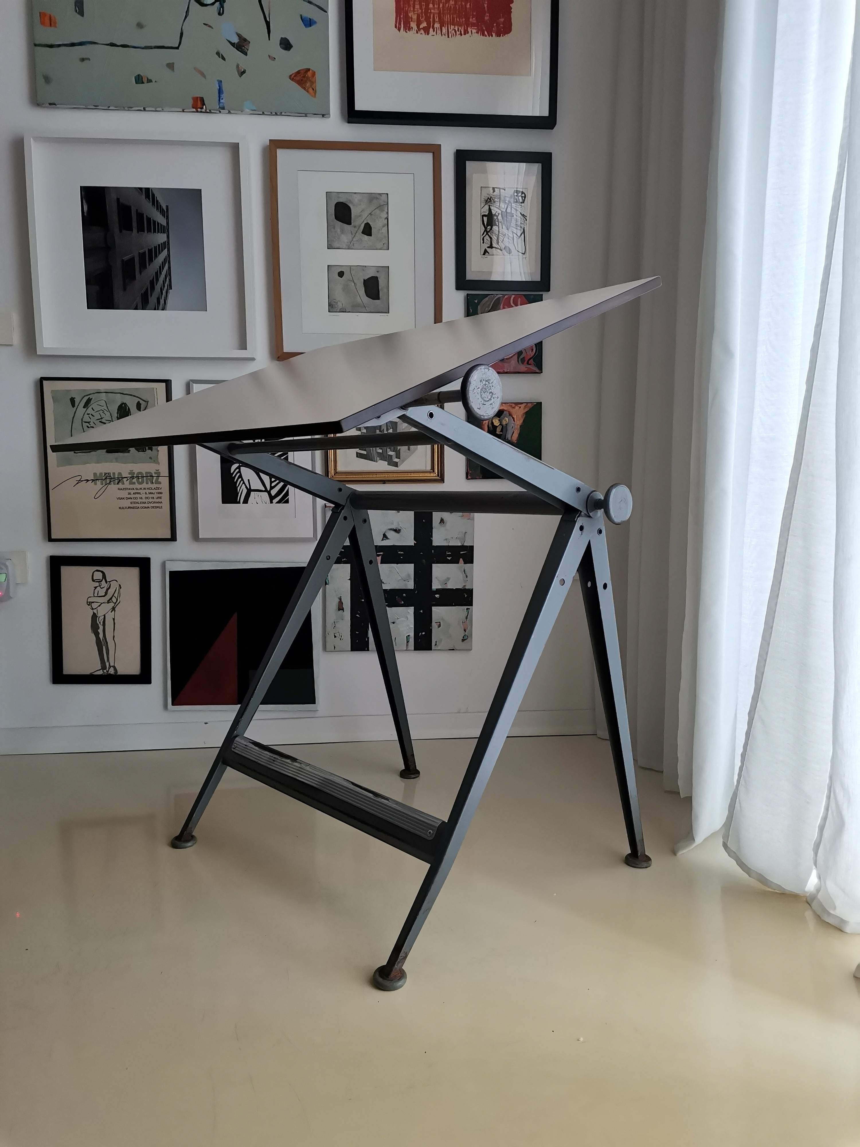 Drafting Table by Kramer & Rietweld 1960s 6