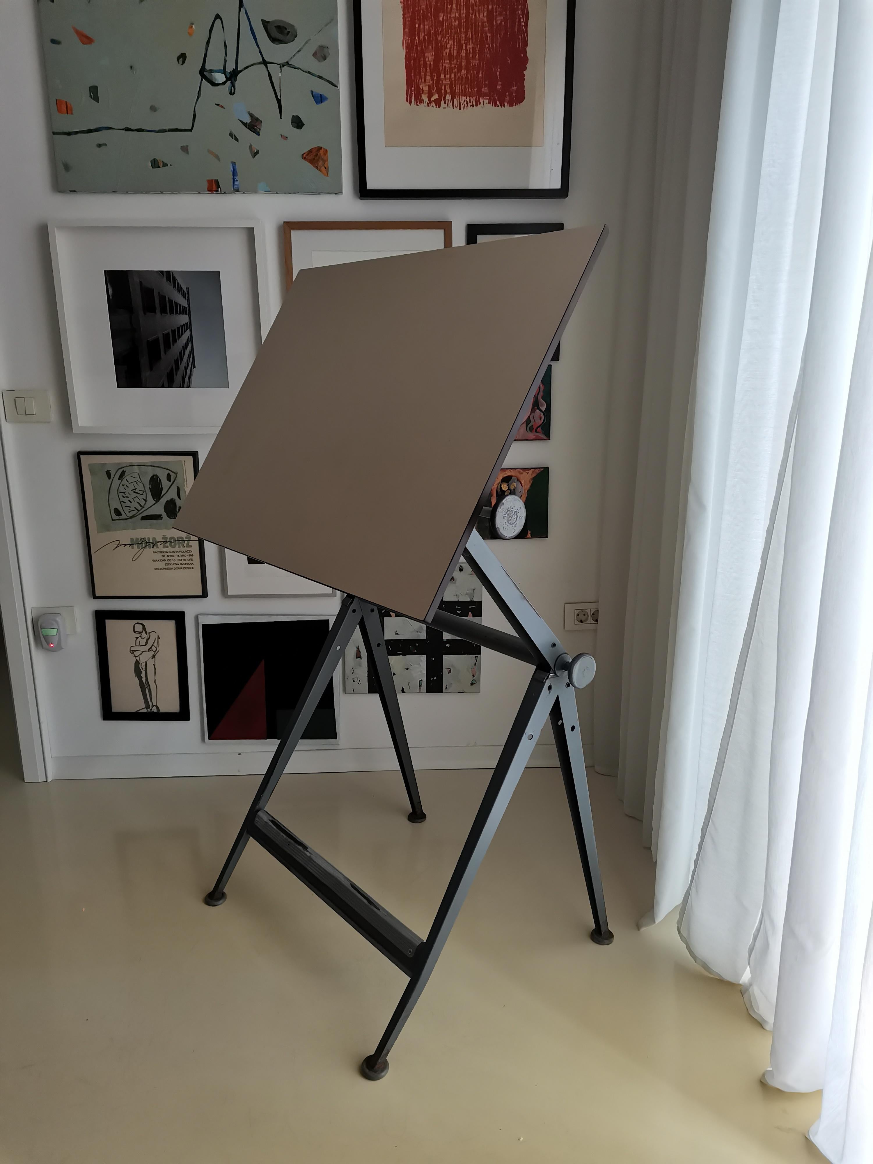 Mid-20th Century Drafting Table by Kramer & Rietweld 1960s