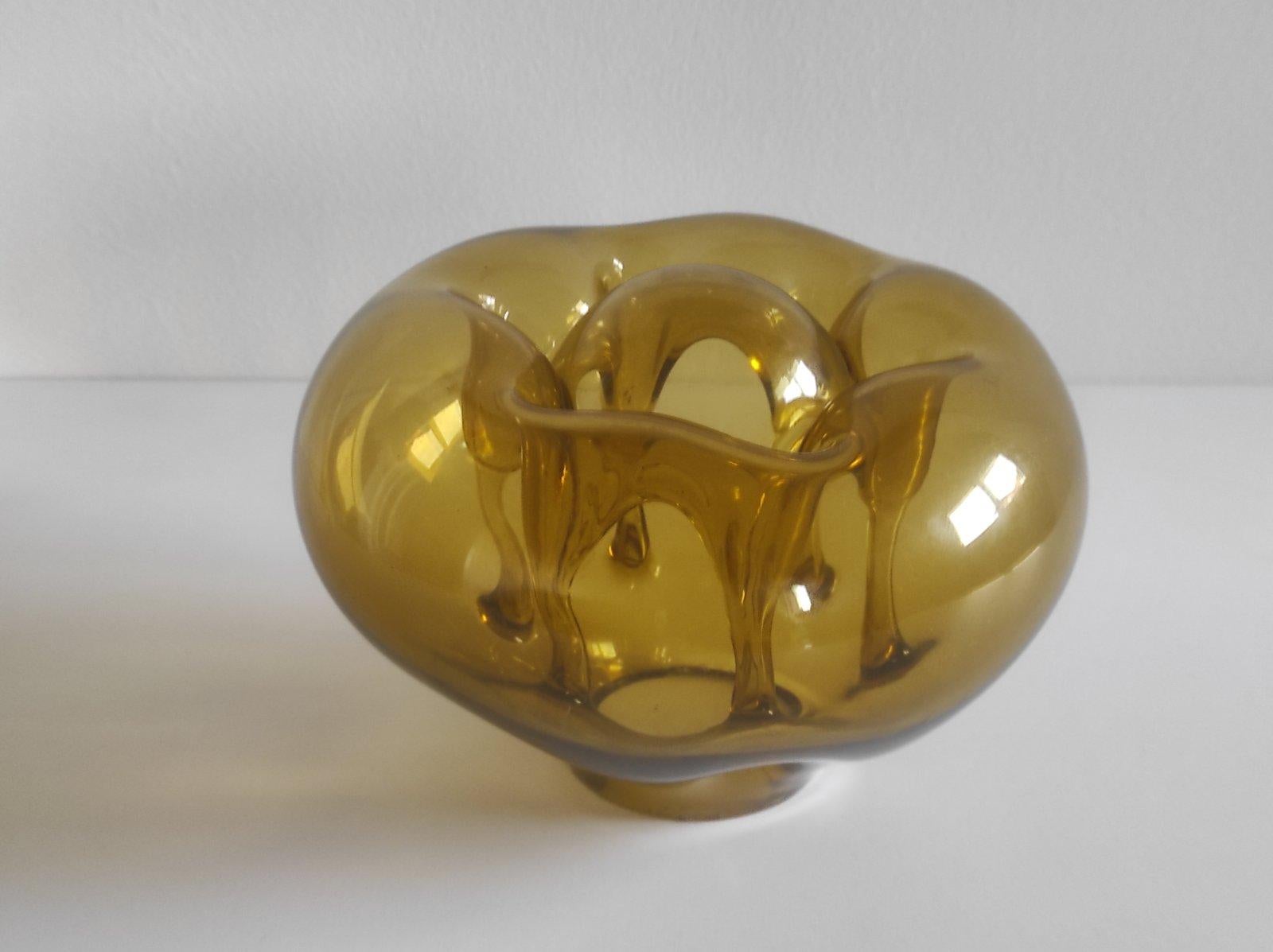 Dragan Drobnjak Jarrón Ikebana 1970s Vidrio artístico en venta 4