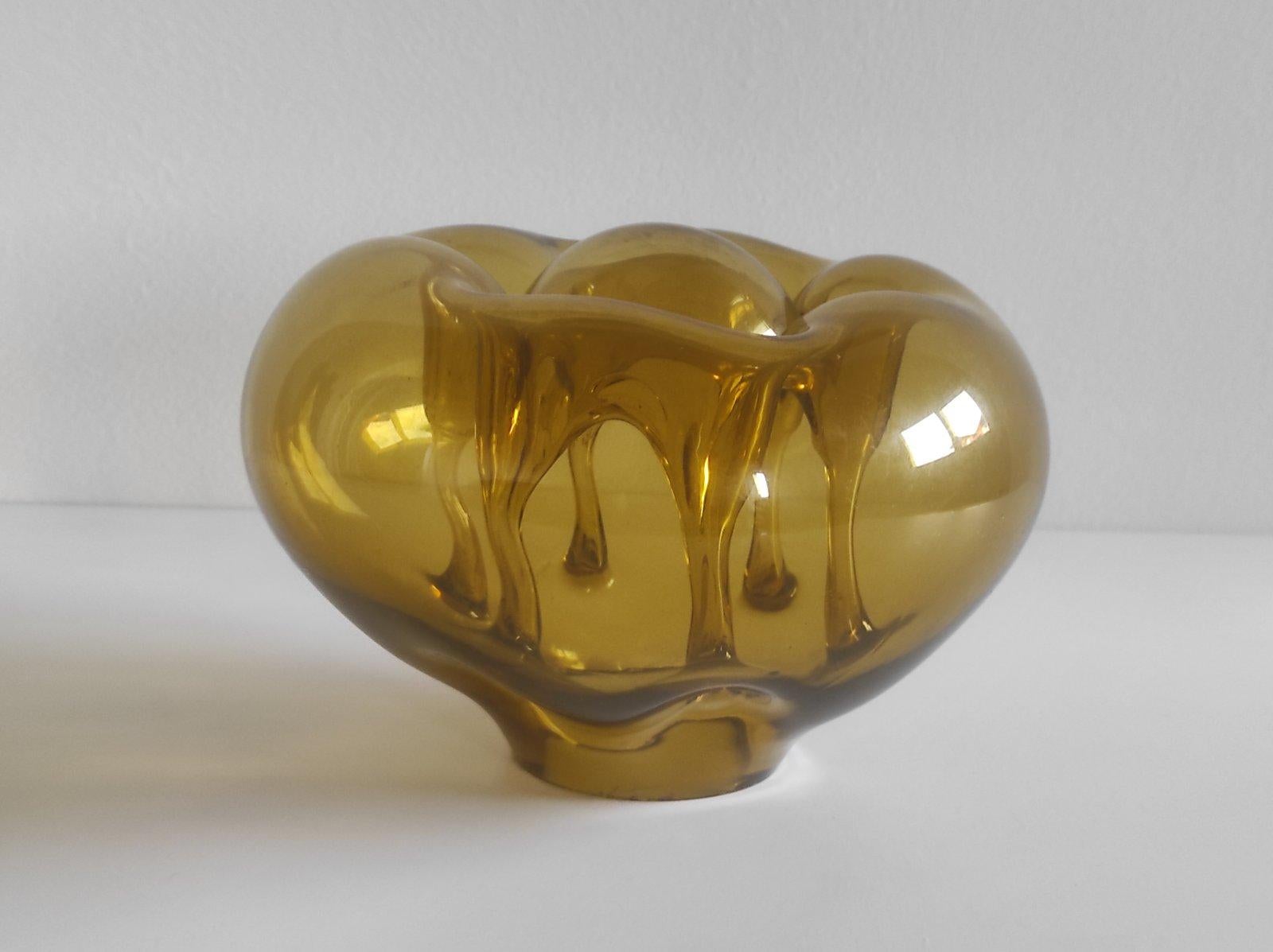 Dragan Drobnjak Jarrón Ikebana 1970s Vidrio artístico en venta 1