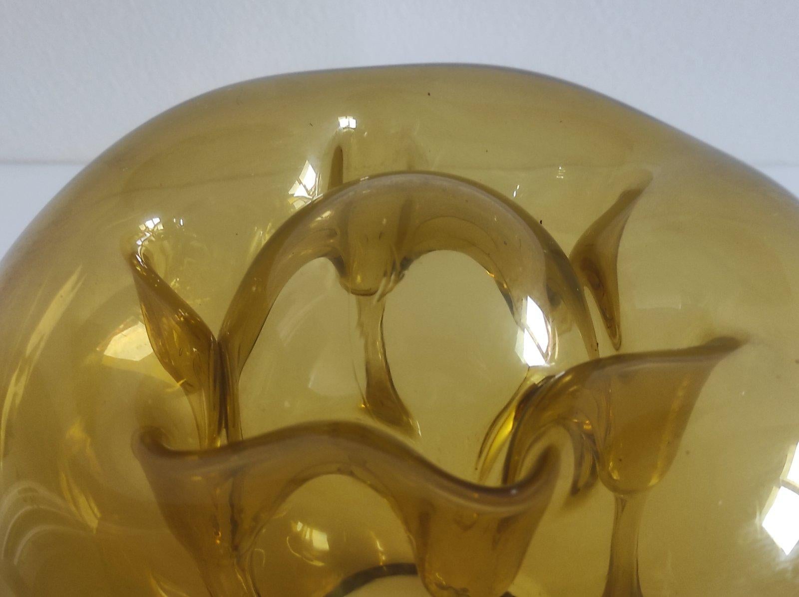 Dragan Drobnjak Jarrón Ikebana 1970s Vidrio artístico en venta 3