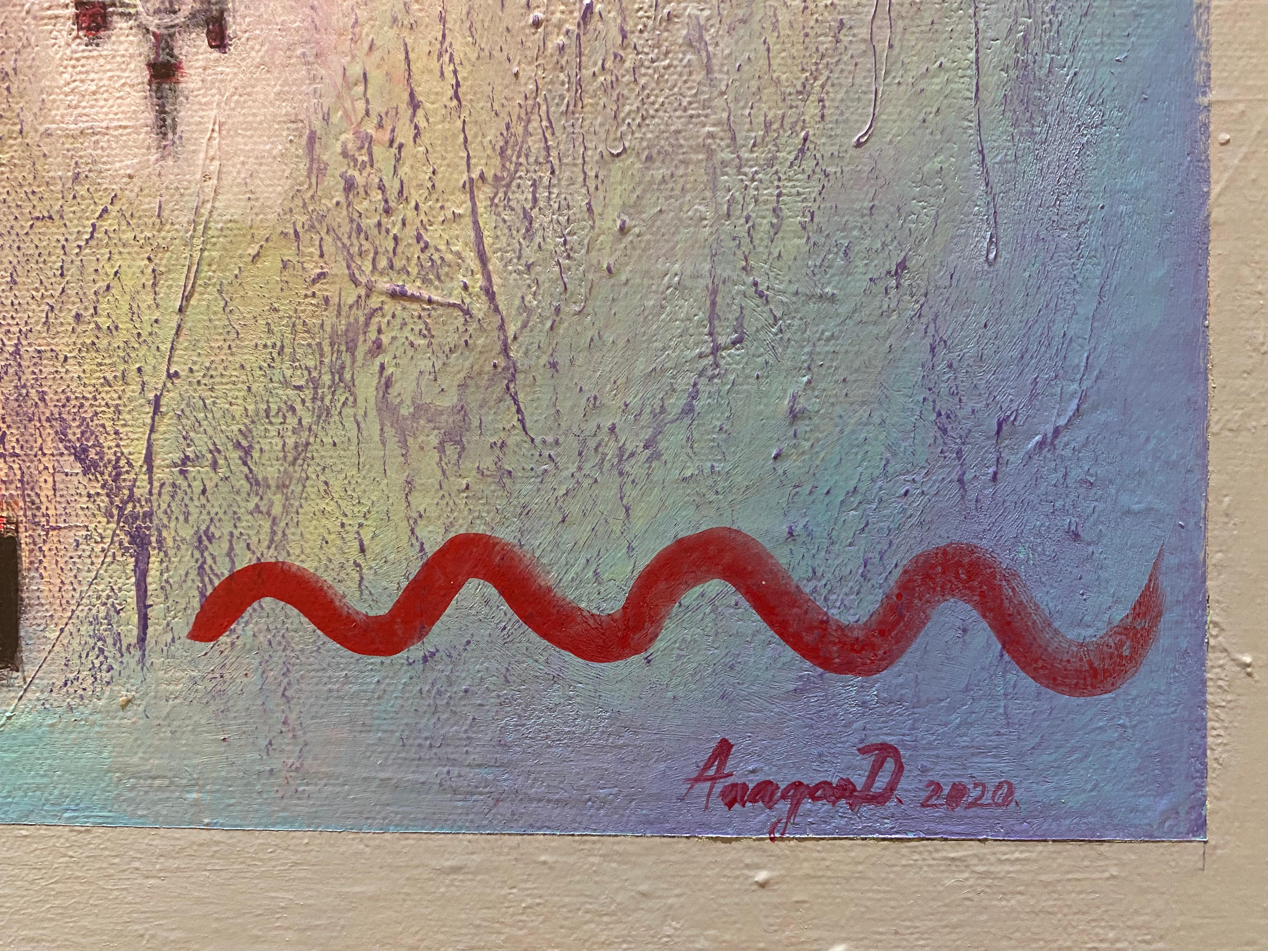 'Ricordi incantevoli', di Dragana Milovic, Pittura acrilica su tela in vendita 1