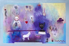 „Lovely Memories“ von Dragana Milovic:: Gemälde Acryl auf Leinwand