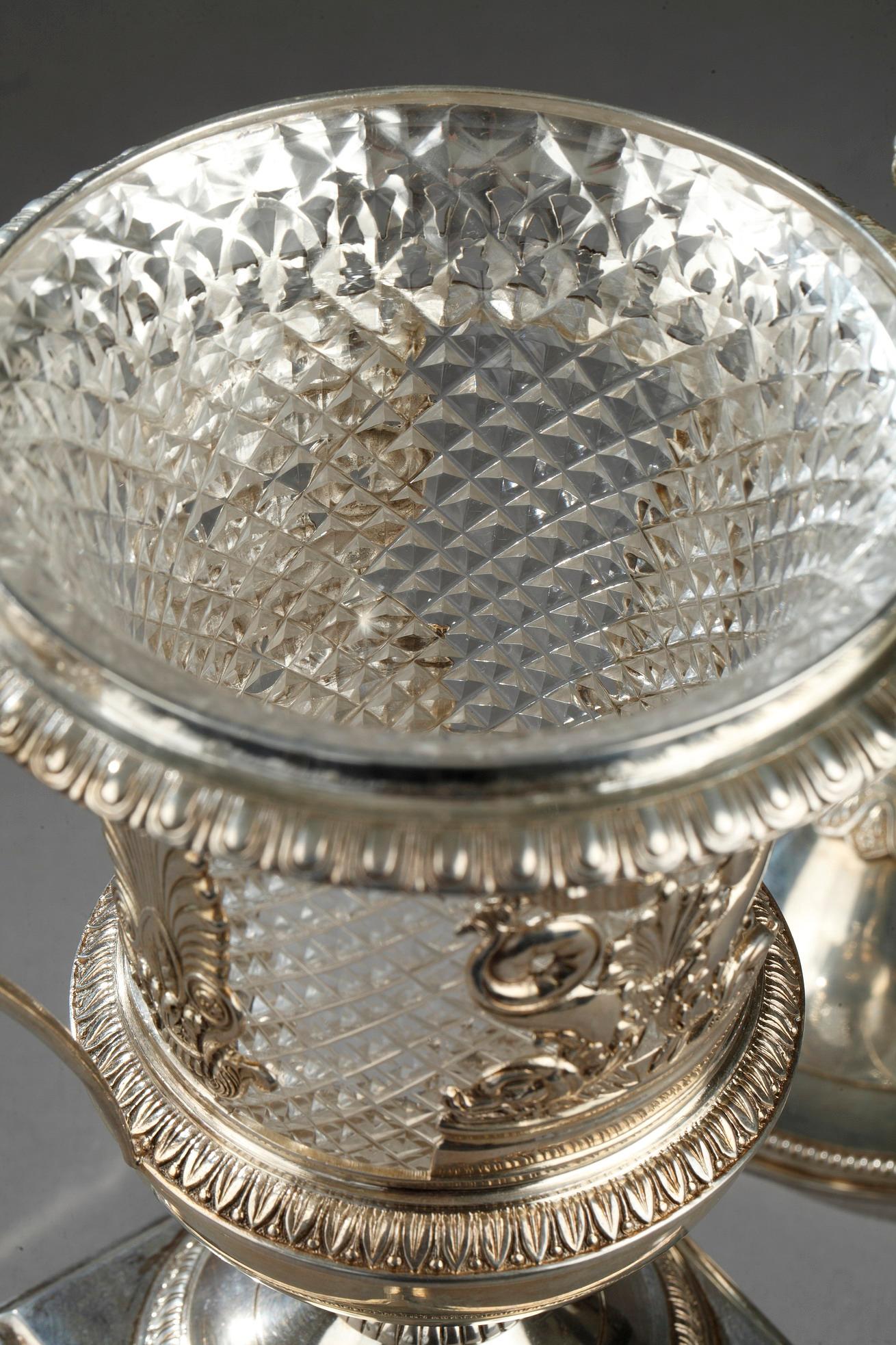 Drageoir or Candy Dish in Silver For Sale 3