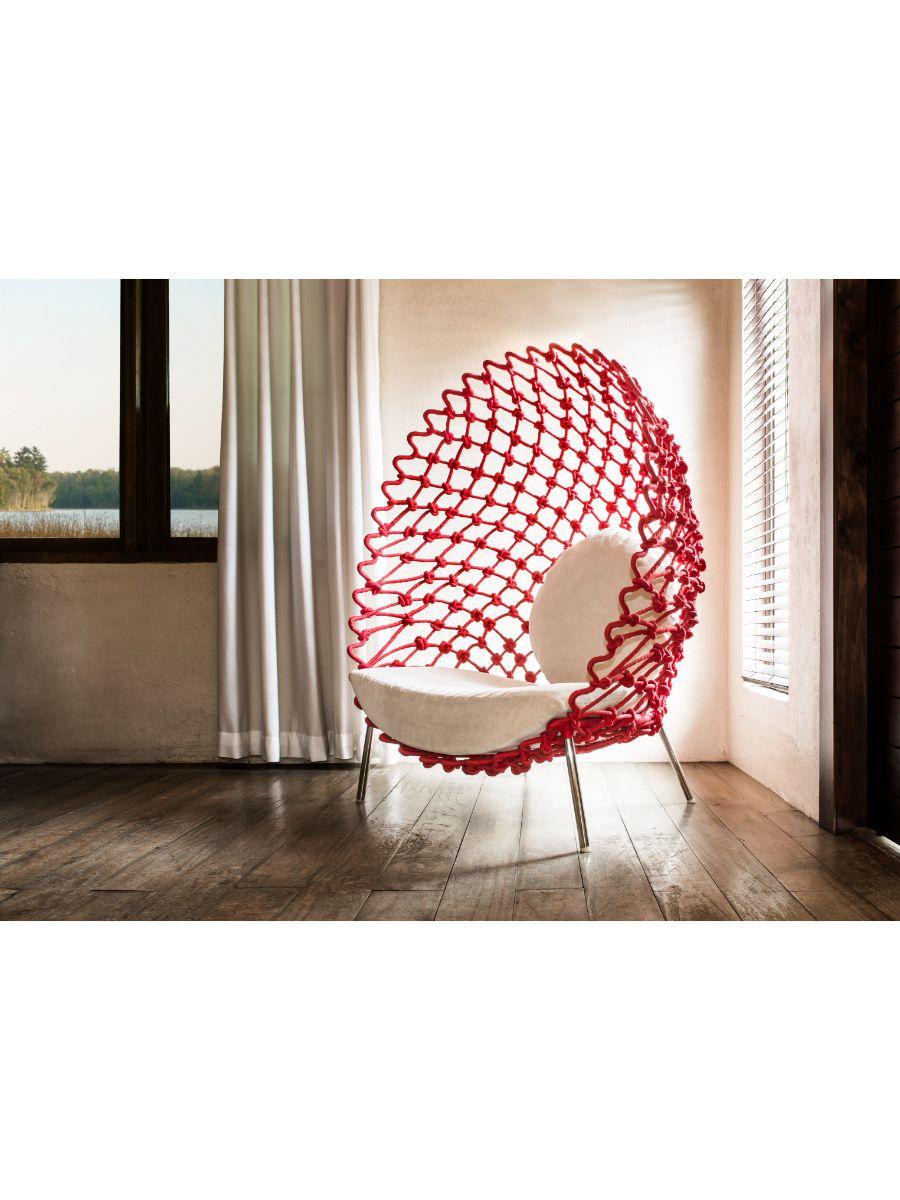 Modern Dragnet Lounge Chair Outdoor by Kenneth Cobonpue