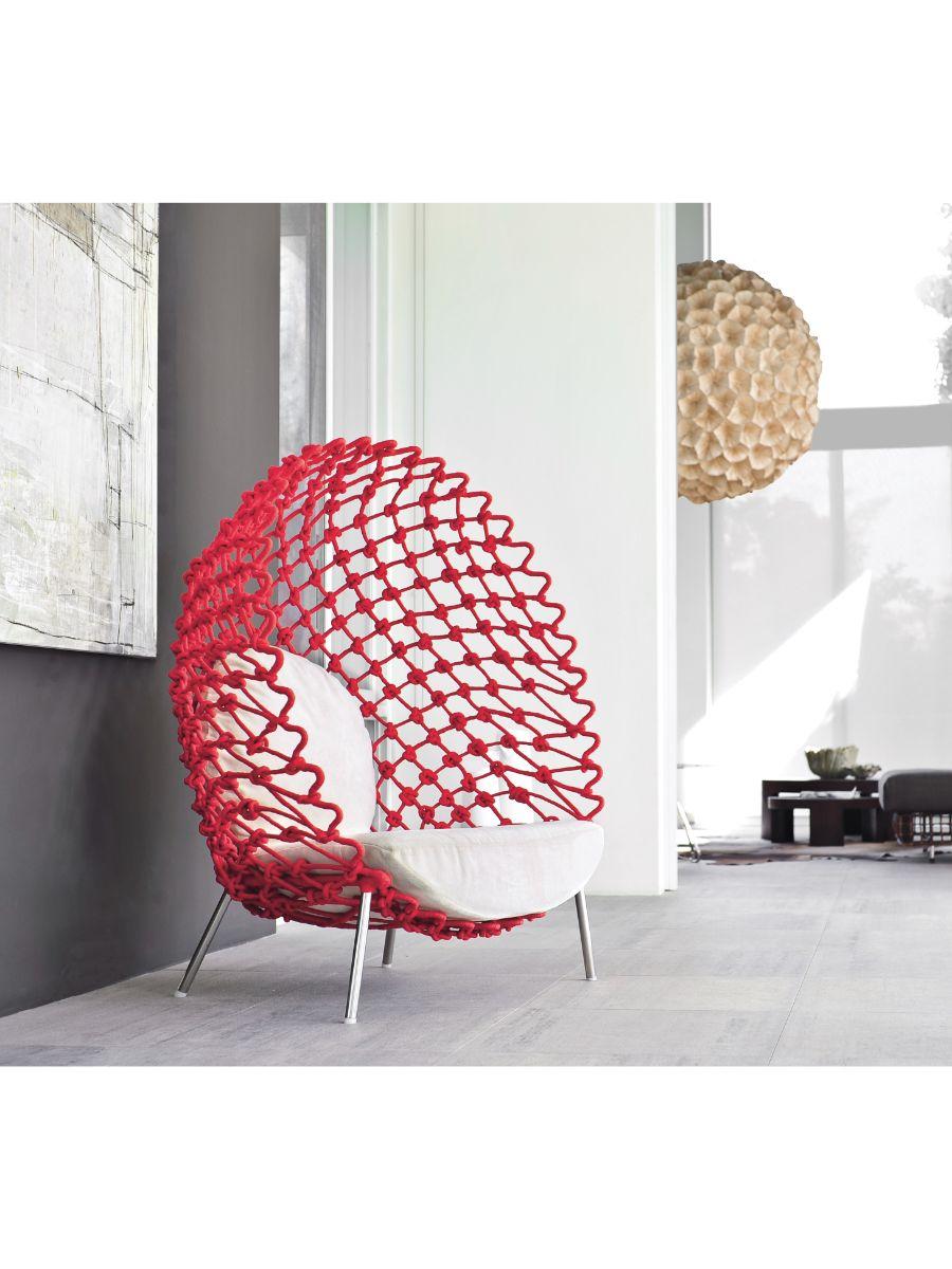 Philippine Dragnet Lounge Chair Outdoor by Kenneth Cobonpue