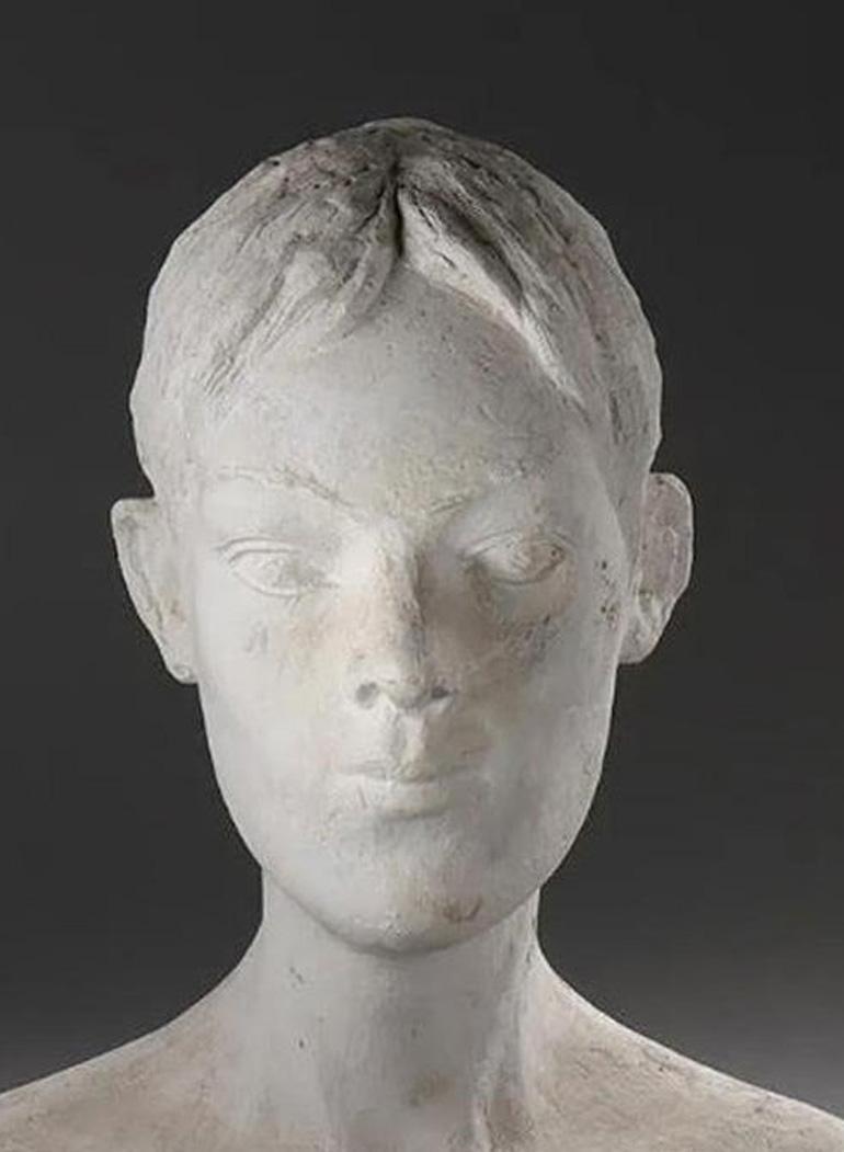 Dragoljub Milosevic (1939-2019) Jacqueline, 1998 Proof In Patinated Plaster, Signed, Dated.