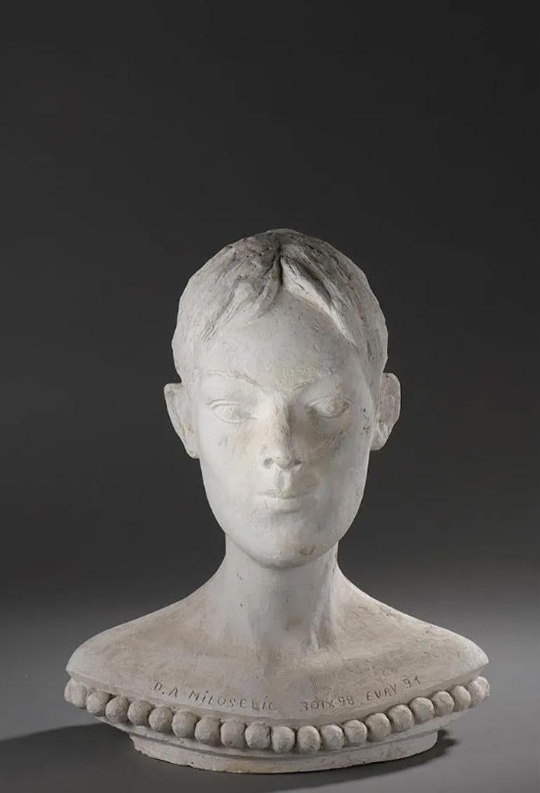 Neoclassico Dragoljub Milosevic Jacqueline, 1998 Prova in gesso patinato in vendita