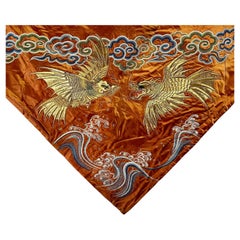 Dragon Ascendancy: Antique Buddhist Altar Cloth