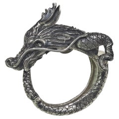 Dragon Bracelet, Sterling Silver, Handmade, Italy