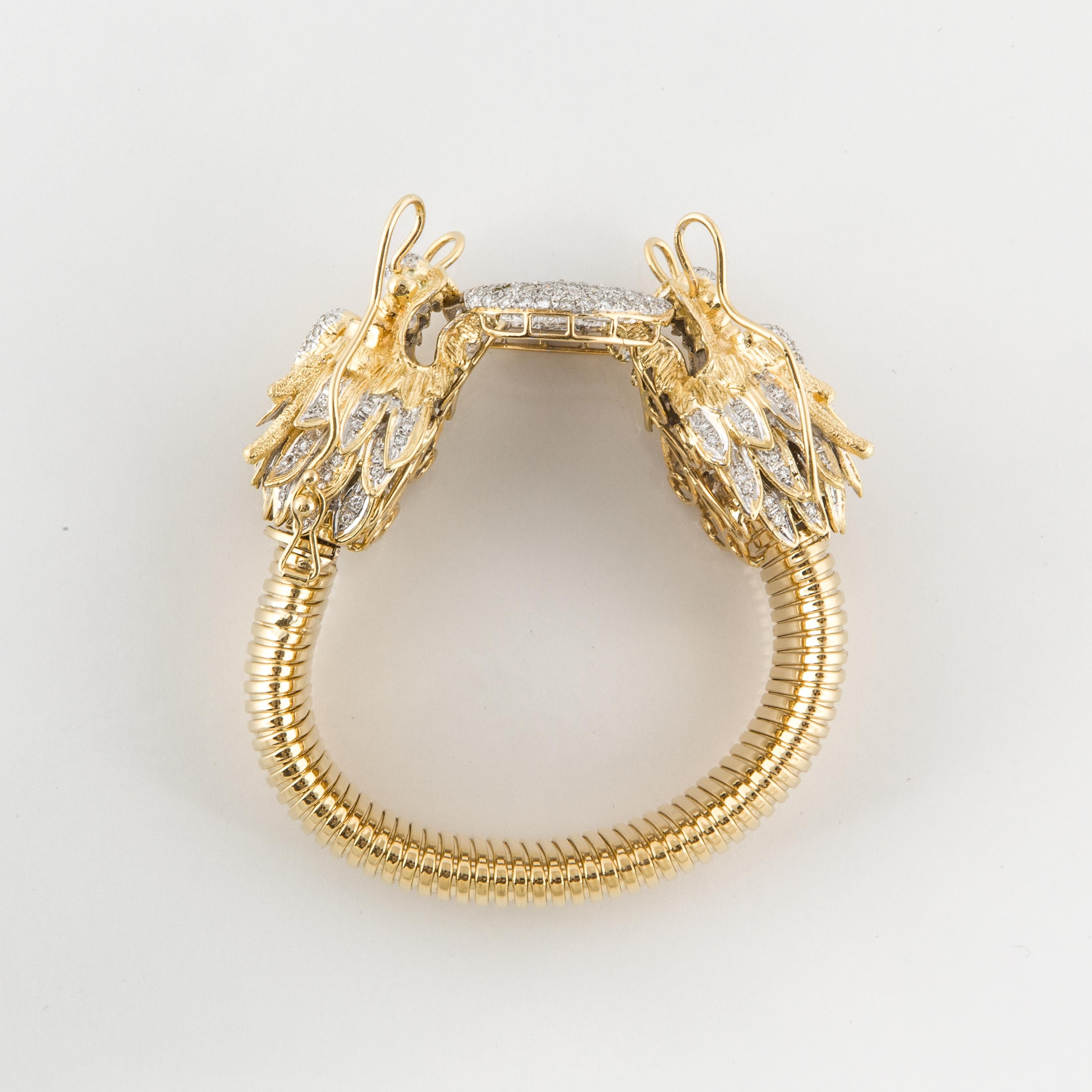 diamond dragon bracelet