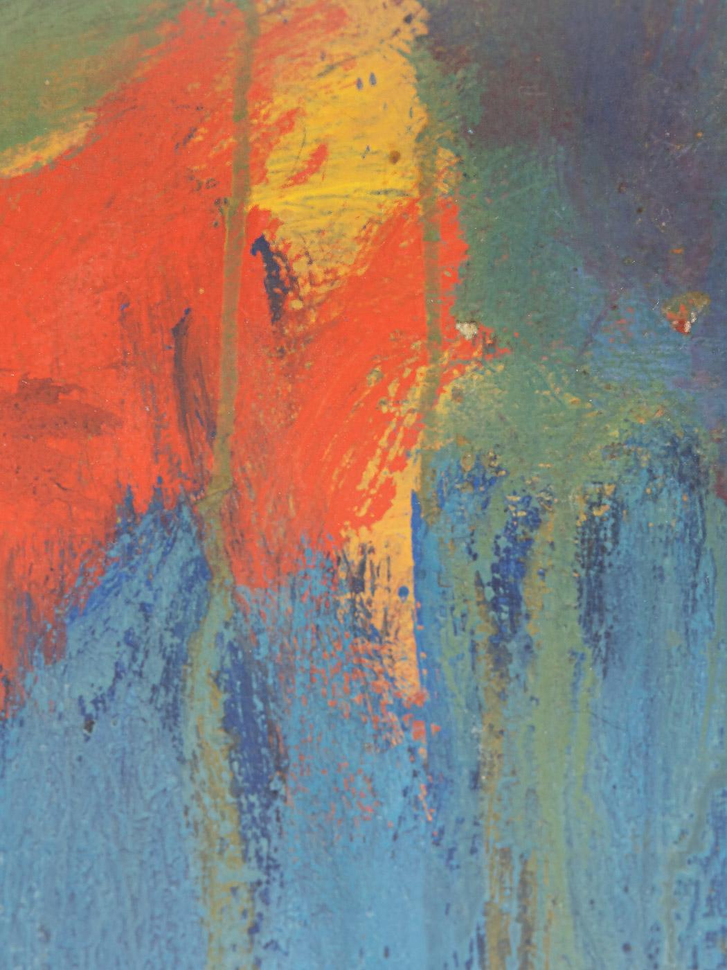 Dragon by Luc Delvauc, Painting, Acrylic on Paper For Sale 1
