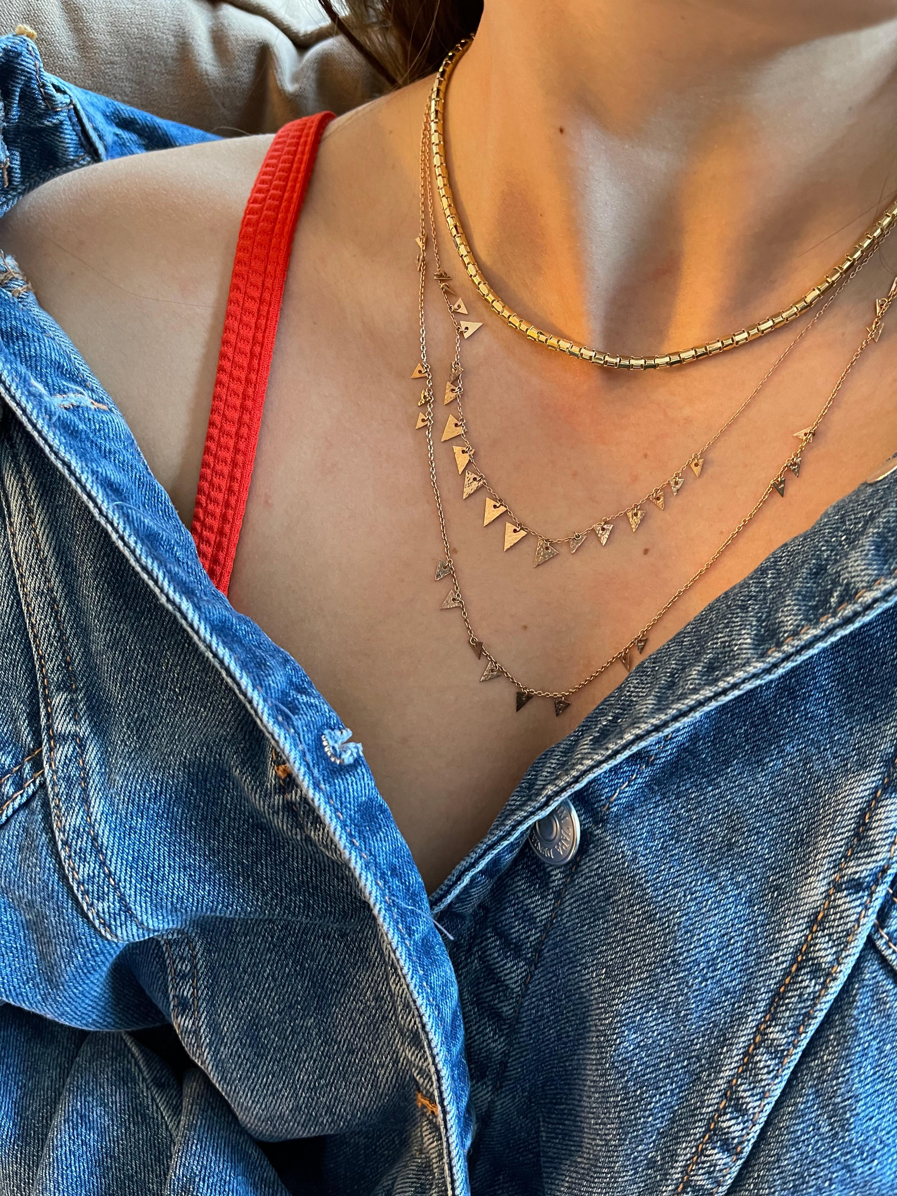 Dragon chain necklace in 14k yellow gold by Selda Jewellery

Additional Information:-
Collection: Art of giving collection
14K Yellow gold
Chain length 40cm