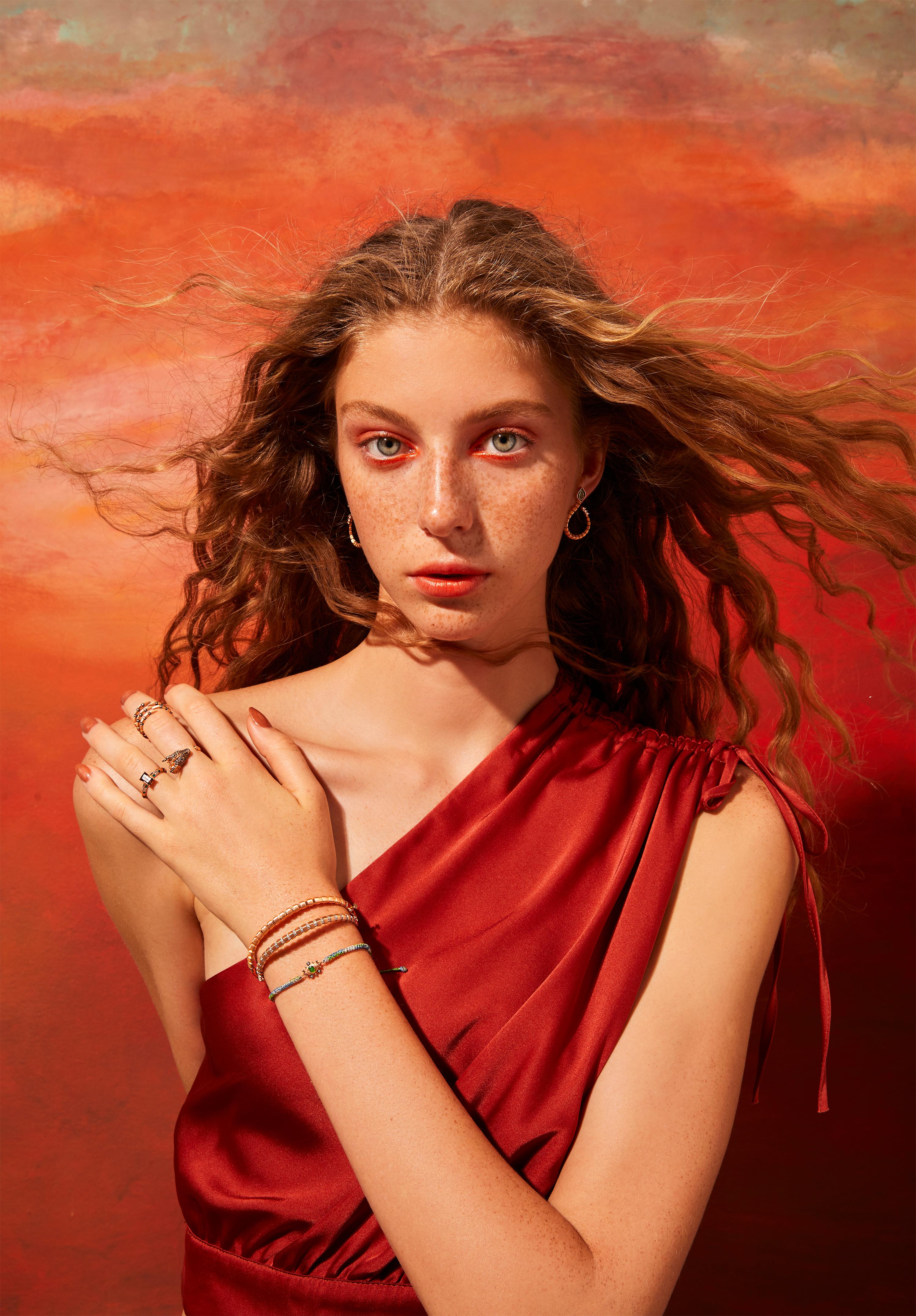 Dragon Lady Collection is inspired by the fire element which is one of the elements that represents our life energy. The main form of the collection is dragon; it is the symbol of strength, courage and prosperity.

Dragon Claw Ring in 14k Rose Gold