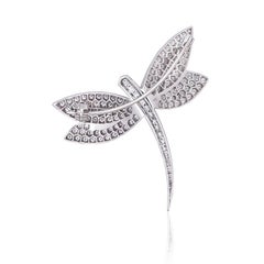 Dragon Fly Diamond Brooch