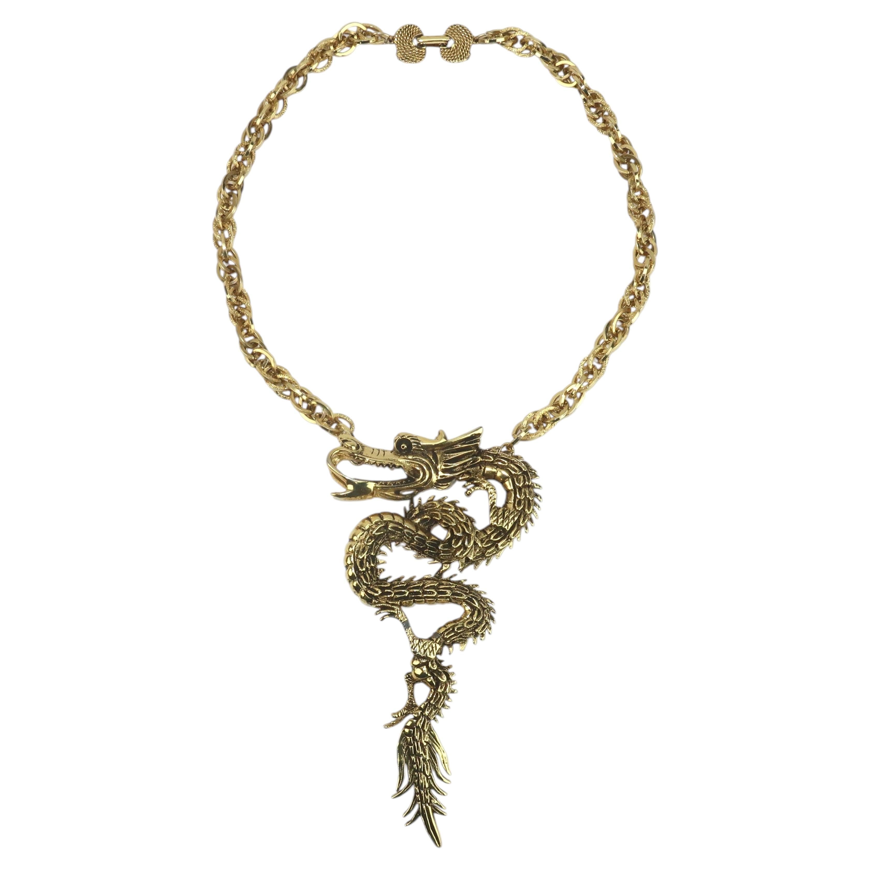 What does a dragon necklace mean?