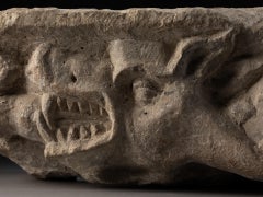 Dragon relief - North of France, 14th century