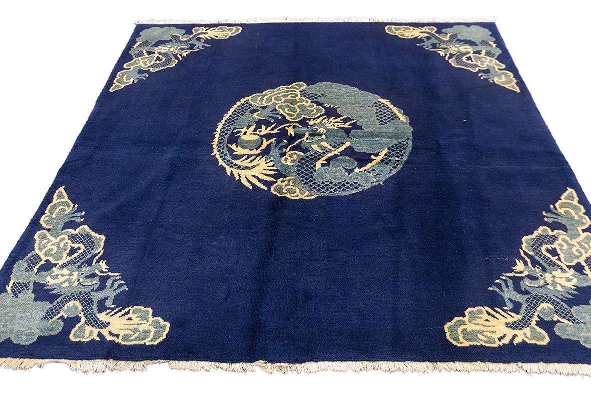 Noué à la main Tapis chinois Pékin en vente