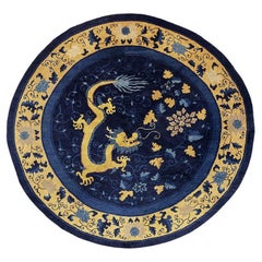 Dragon Rug Round Shape Peking