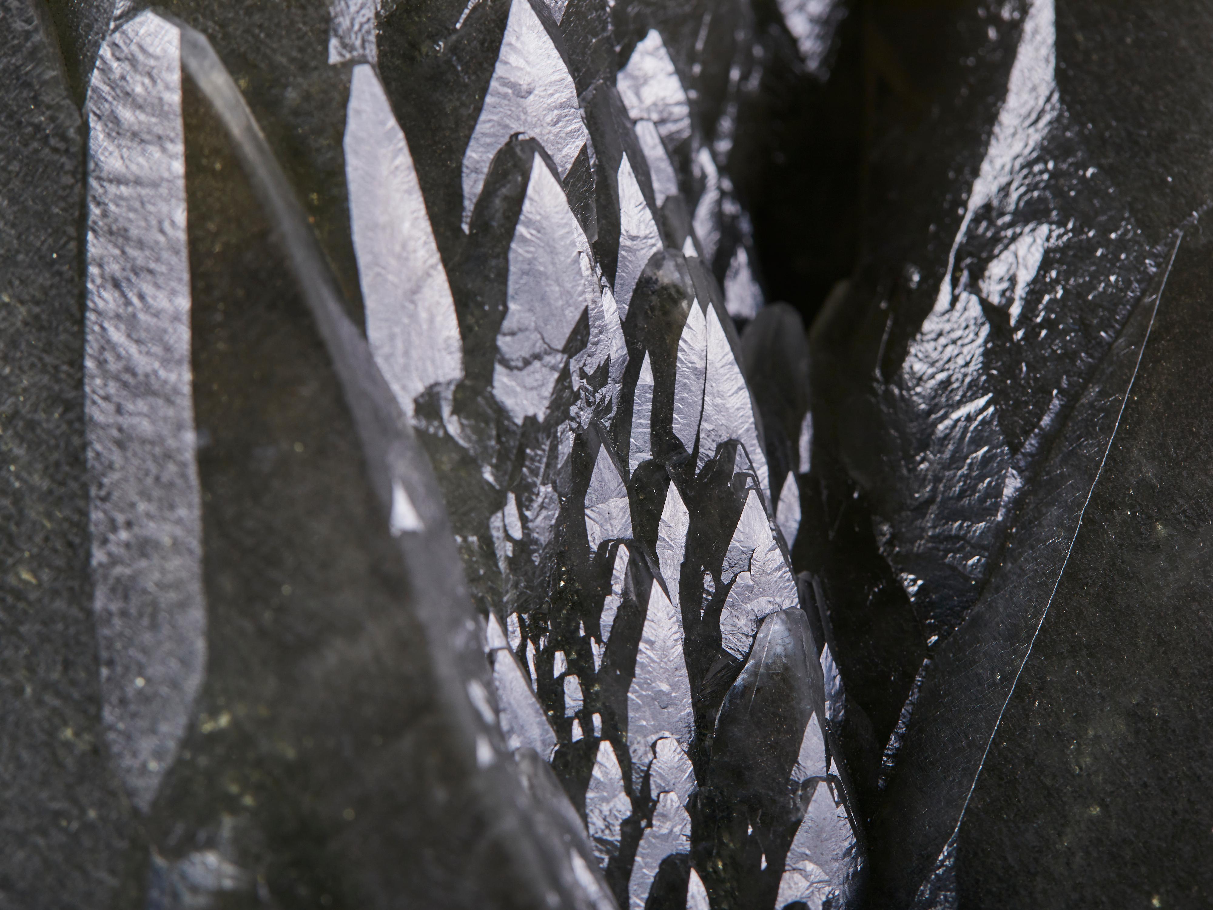 Dragon scale calcite with chalcopyrite 13