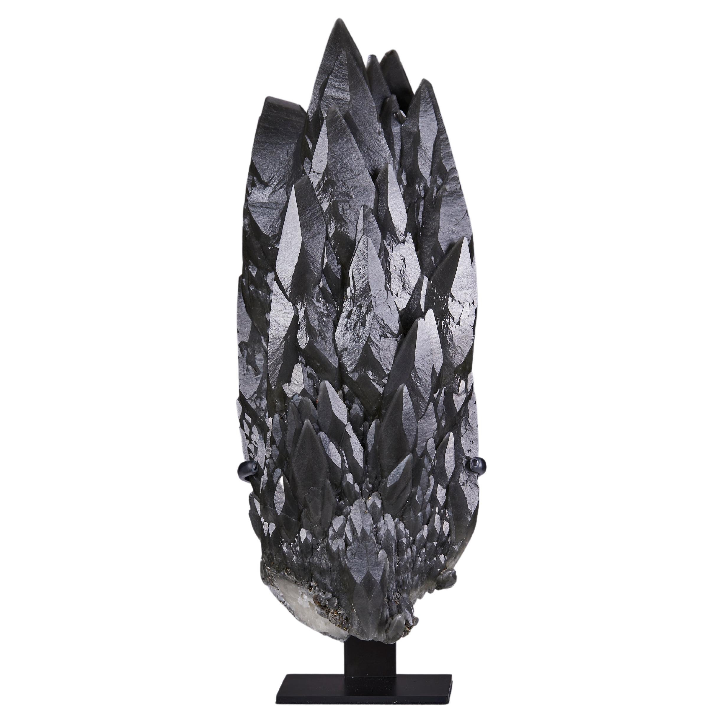 Dragon scale calcite with chalcopyrite