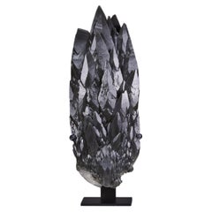 Dragon scale calcite with chalcopyrite
