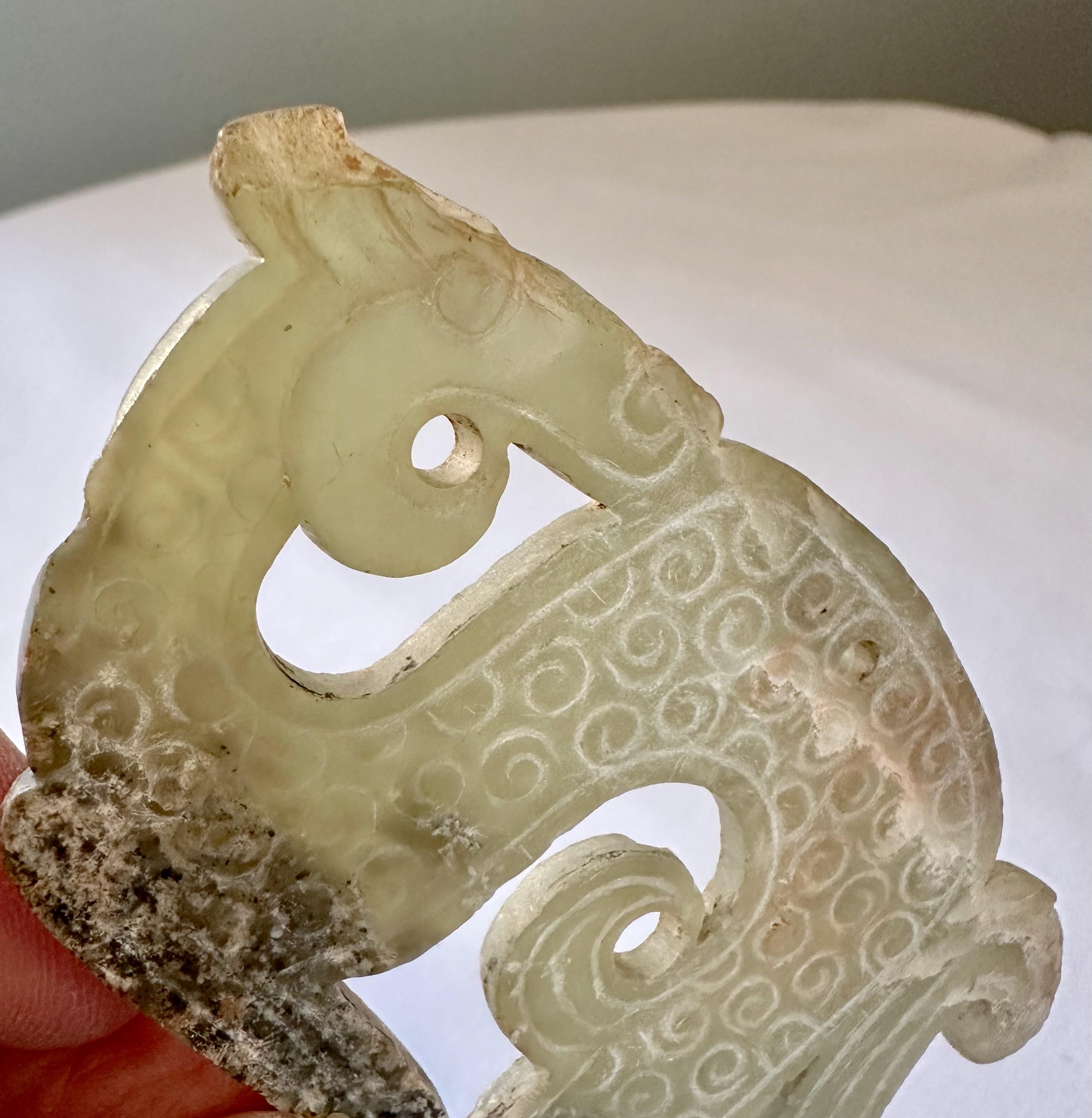Dragon-Shaped Jade Pendant, Eastern Zhou Dynasty 5