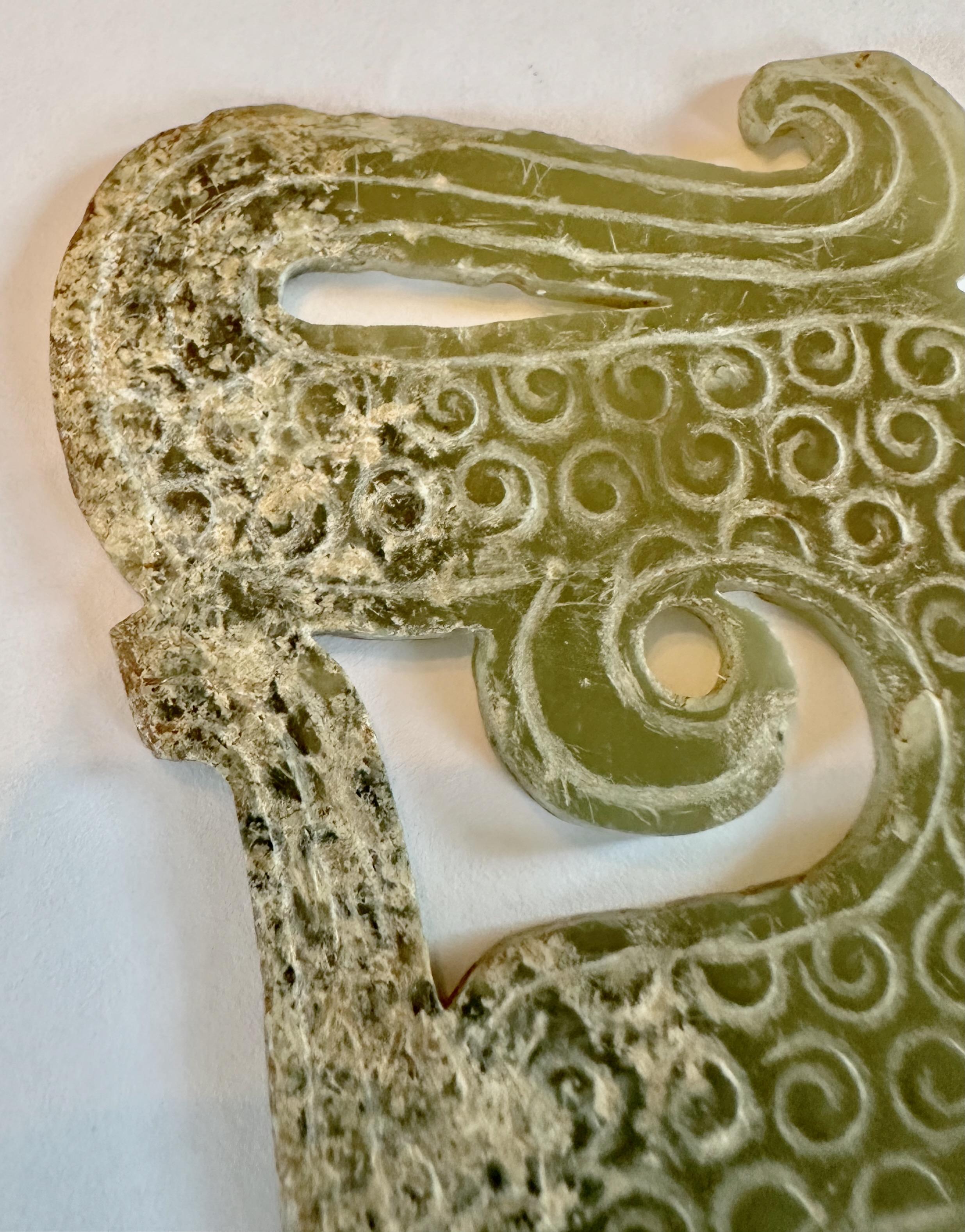 Dragon-Shaped Jade Pendant, Eastern Zhou Dynasty 7