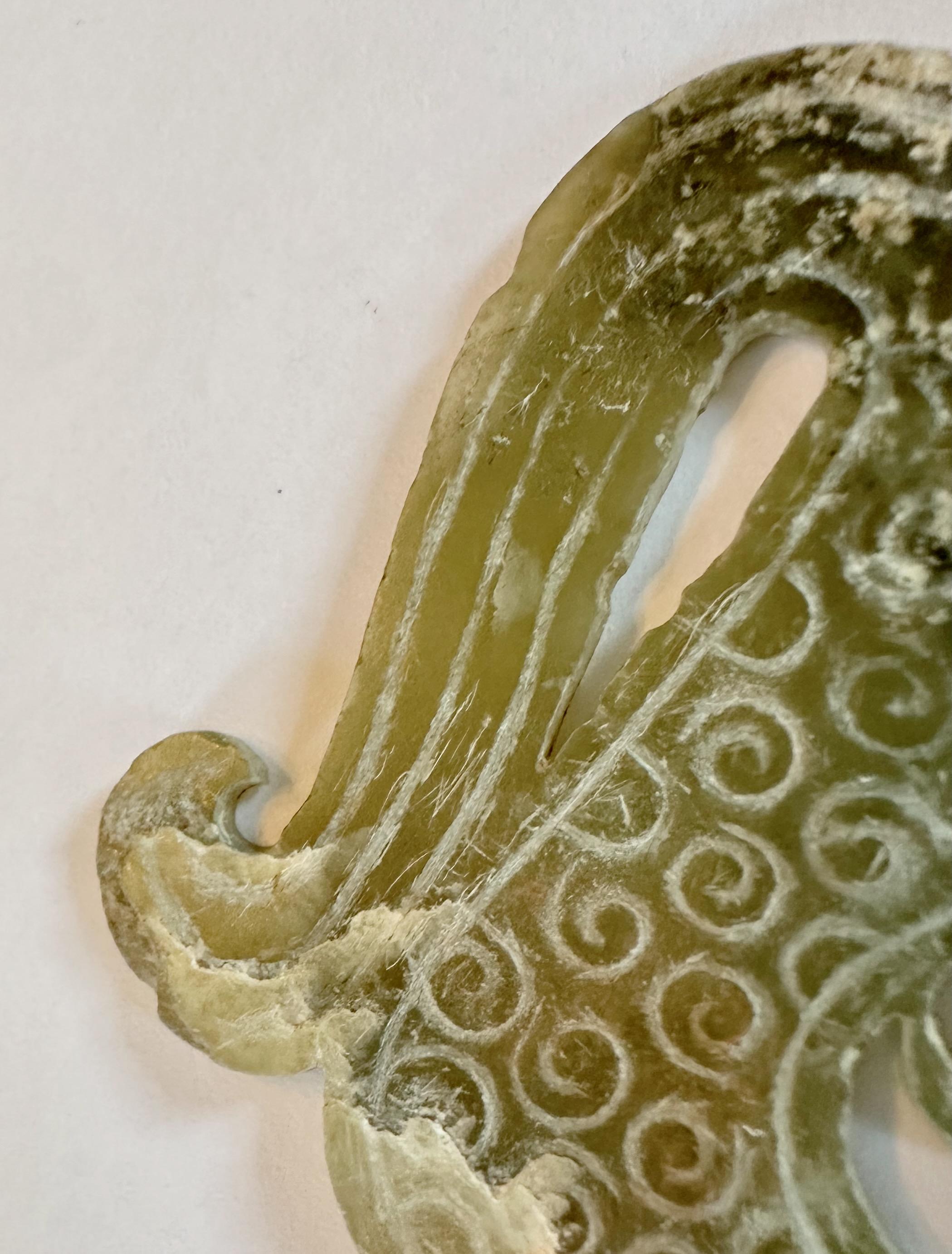 Dragon-Shaped Jade Pendant, Eastern Zhou Dynasty 10